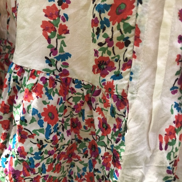 Anthropologie Maeve Flowy 3/4 Sleeve Top EUC  Size 8 - Picture 3 of 8